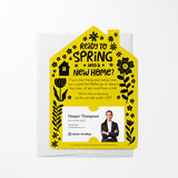 Ready to Spring into a New Home? Real Estate Mailers | S4-M001 | Real Estate Mailers with Envelopes Mailer Market Dwellings LEMON 10
