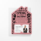 Ready to Spring into a New Home? Real Estate Mailers | S4-M001 | Real Estate Mailers with Envelopes Mailer Market Dwellings