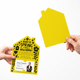 Ready to Spring into a New Home? Real Estate Mailers | S4-M001 | Real Estate Mailers with Envelopes Mailer Market Dwellings