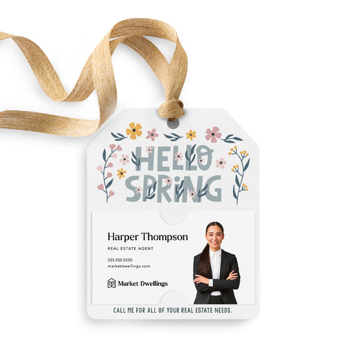 Hello Spring | Gift Tags Gift Tag Market Dwellings