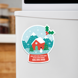 Snow Globe | Holiday Magnets Magnet Market Dwellings