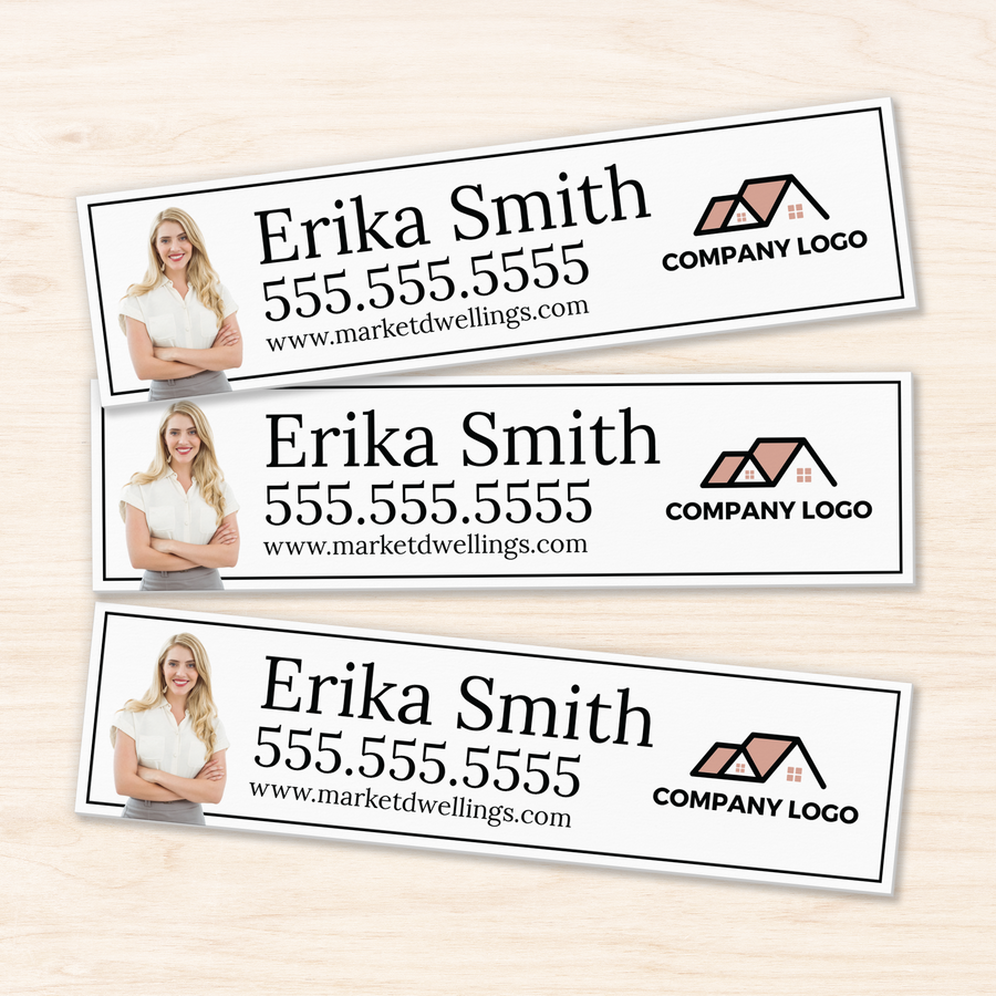 Customizable Real Estate Sign Rider | DSR-7 Sign Rider Market Dwellings   