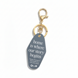 Home Is Where Our Story Begins | Motel Keychains Keychain Market Dwellings