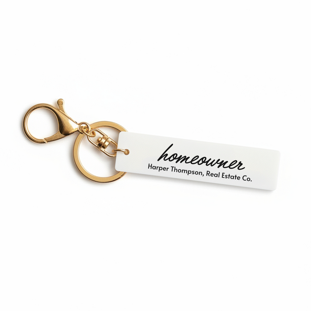 Homeowner | Bar Keychains Keychain Market Dwellings WHITE 10