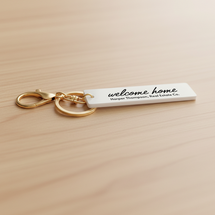Customizable Welcome Home Keychains