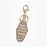 Home Is Where Our Story Begins | Motel Keychains Keychain Market Dwellings