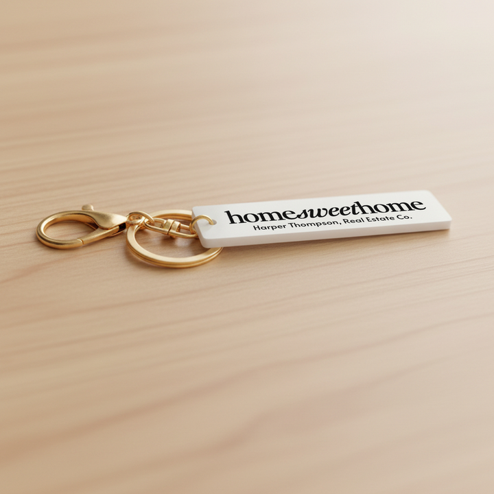 Customizable Home Sweet Home Keychains Keychain Market Dwellings