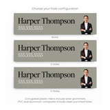 Customizable Headshot Sign Rider Sign Rider Market Dwellings