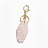 Home Is Where Our Story Begins | Motel Keychains Keychain Market Dwellings