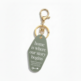 Home Is Where Our Story Begins | Motel Keychains Keychain Market Dwellings