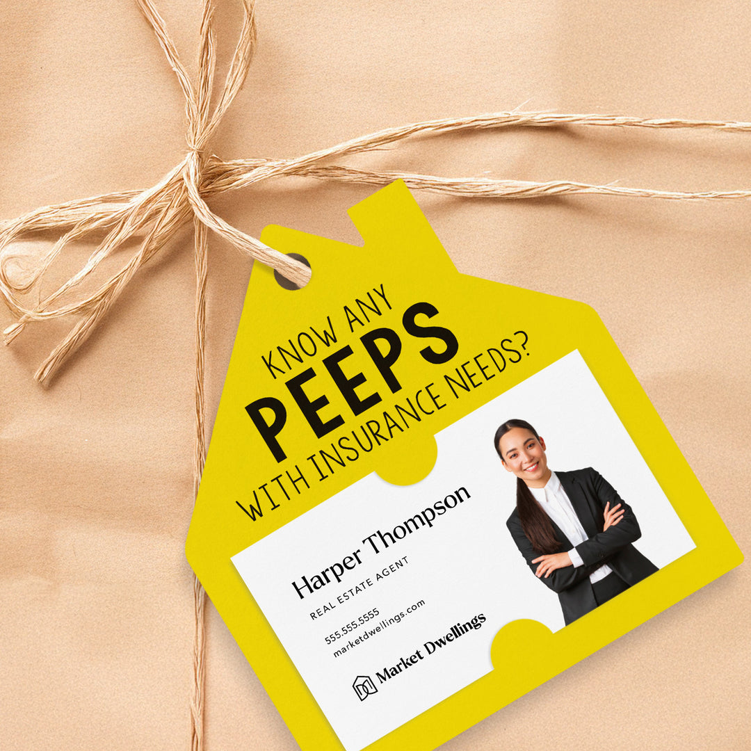 Know Any Peeps with Insurance Needs | Gift Tags Gift Tag Market Dwellings