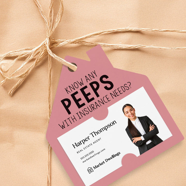 Know Any Peeps with Insurance Needs | Gift Tags Gift Tag Market Dwellings