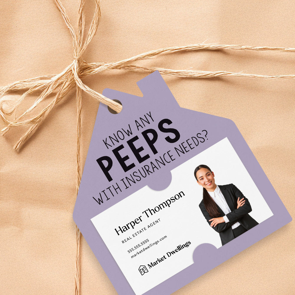 Know Any Peeps with Insurance Needs | Gift Tags Gift Tag Market Dwellings