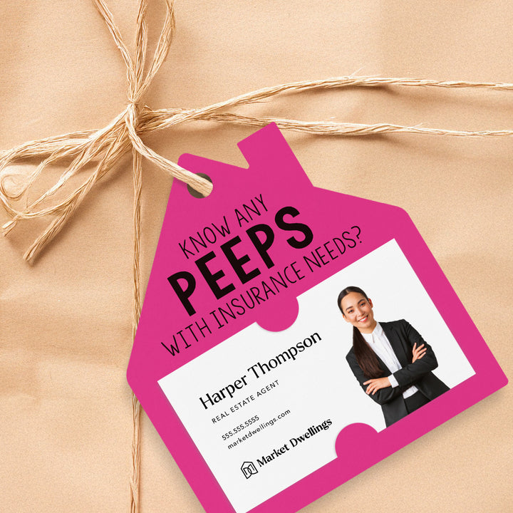 Know Any Peeps with Insurance Needs | Gift Tags Gift Tag Market Dwellings