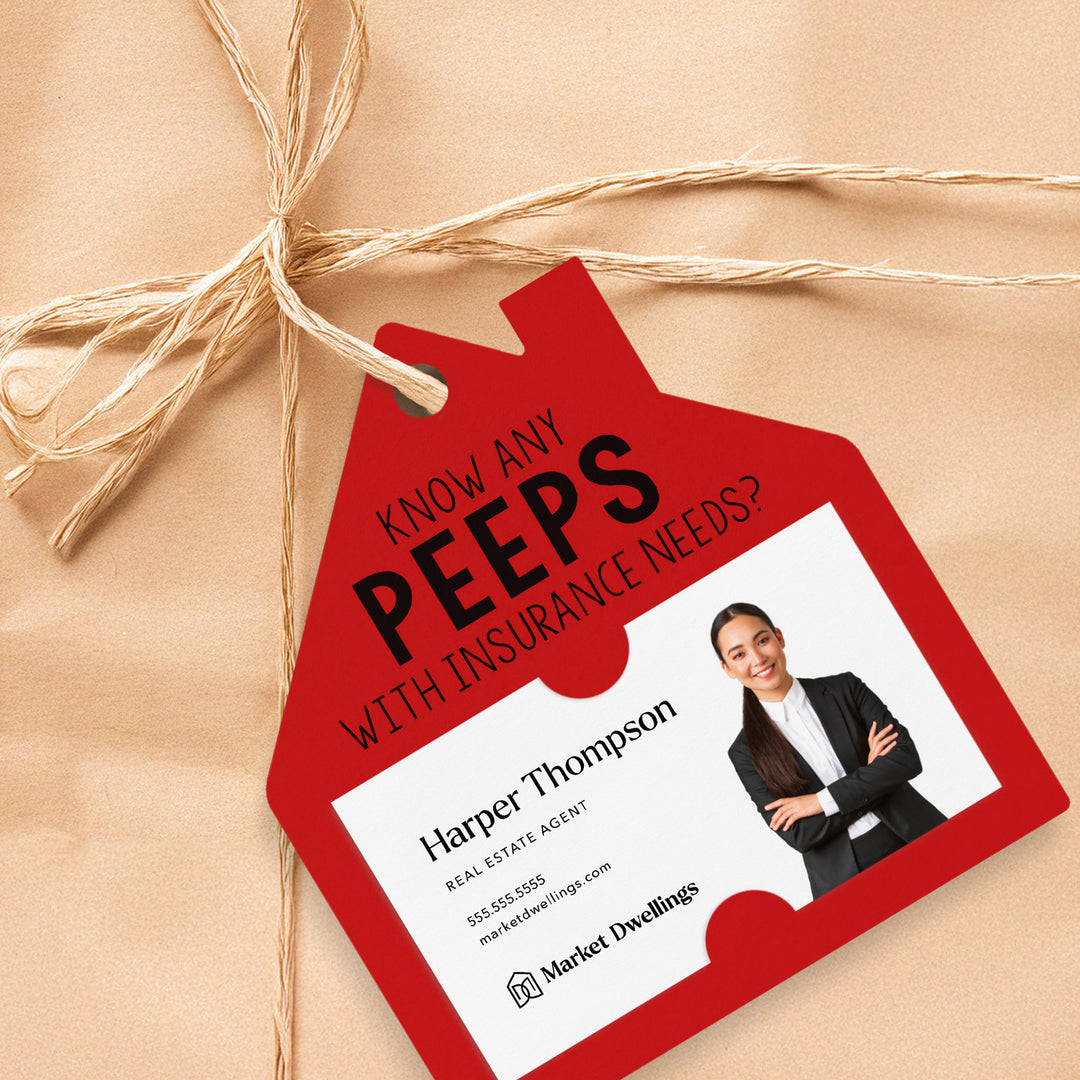 Know Any Peeps with Insurance Needs | Gift Tags Gift Tag Market Dwellings