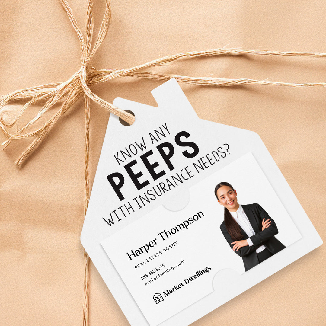 Know Any Peeps with Insurance Needs | Gift Tags Gift Tag Market Dwellings