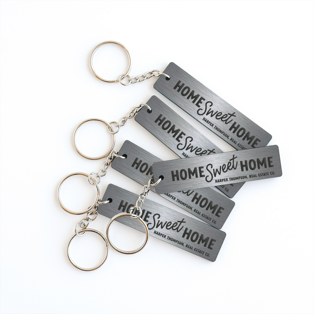Customizable Home Sweet Home Keychains