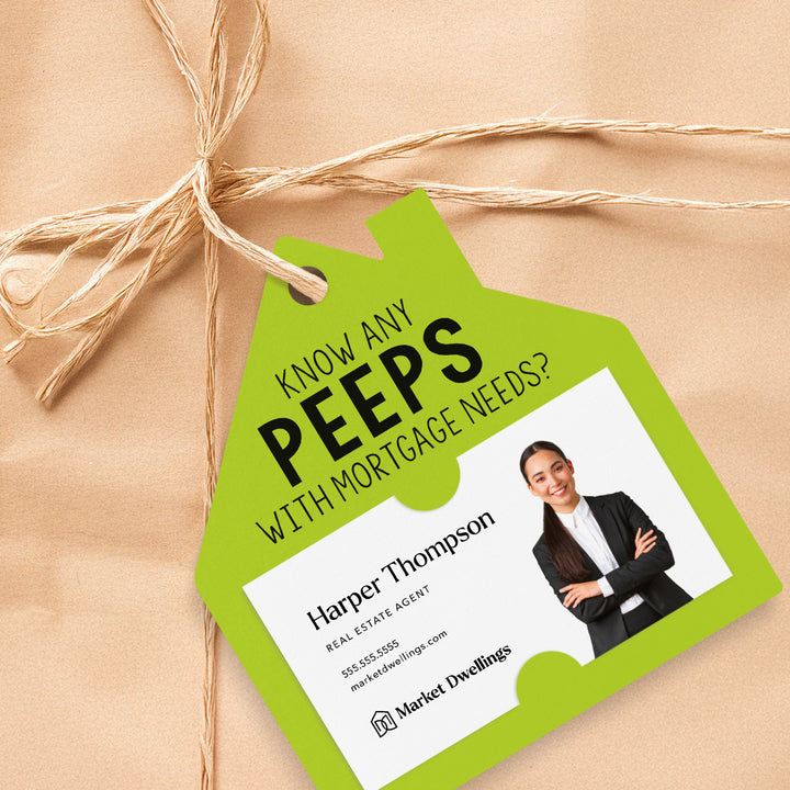 Know Any Peeps with Mortgage Needs | Gift Tags Gift Tag Market Dwellings