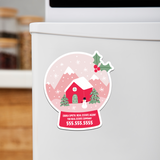 Snow Globe | Holiday Magnets Magnet Market Dwellings