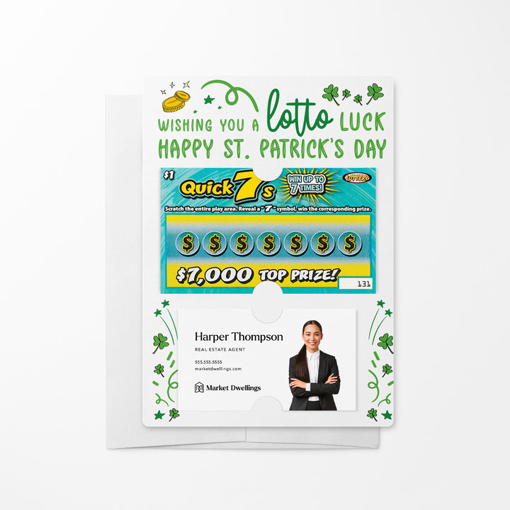 Set of Wishing You a Lotto Luck Lotto Mailers | Envelopes Included Mailer Market Dwellings