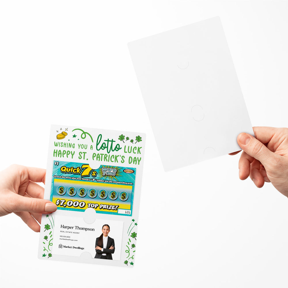 Set of Wishing You a Lotto Luck Lotto Mailers | Envelopes Included Mailer Market Dwellings