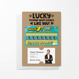 Lucky to Have Great Clients Like You | Lotto Mailers with Envelopes Mailer Market Dwellings KRAFT 10