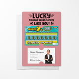 Lucky to Have Great Clients Like You | Lotto Mailers with Envelopes Mailer Market Dwellings
