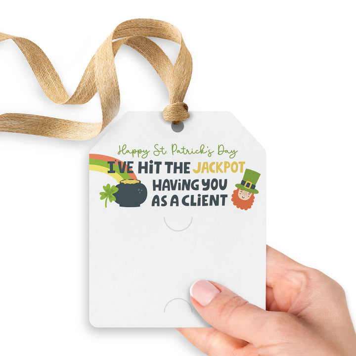 I've Hit the Jackpot Having You as a Client | Gift Tags Gift Tag Market Dwellings