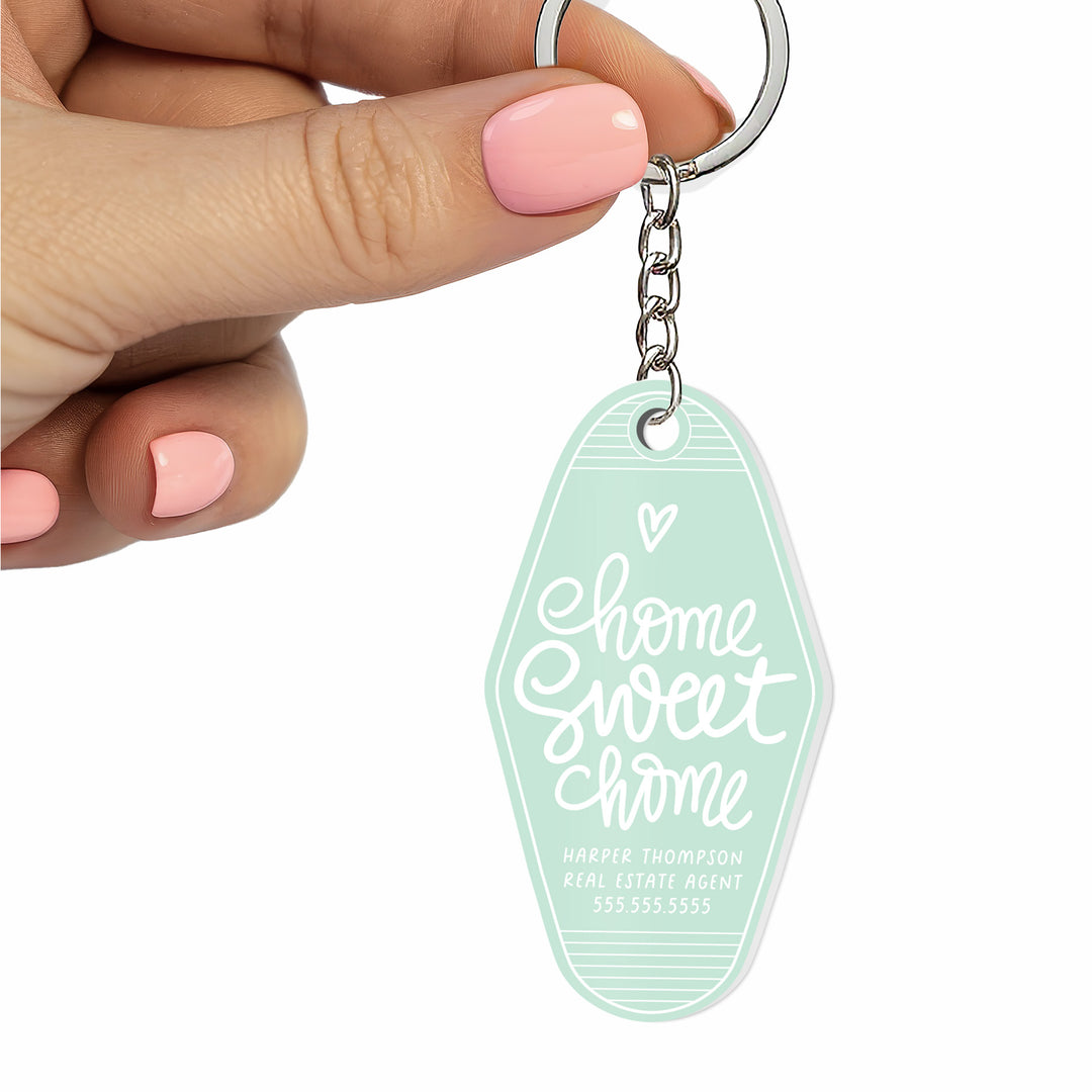Customizable Home Sweet Home Keychains