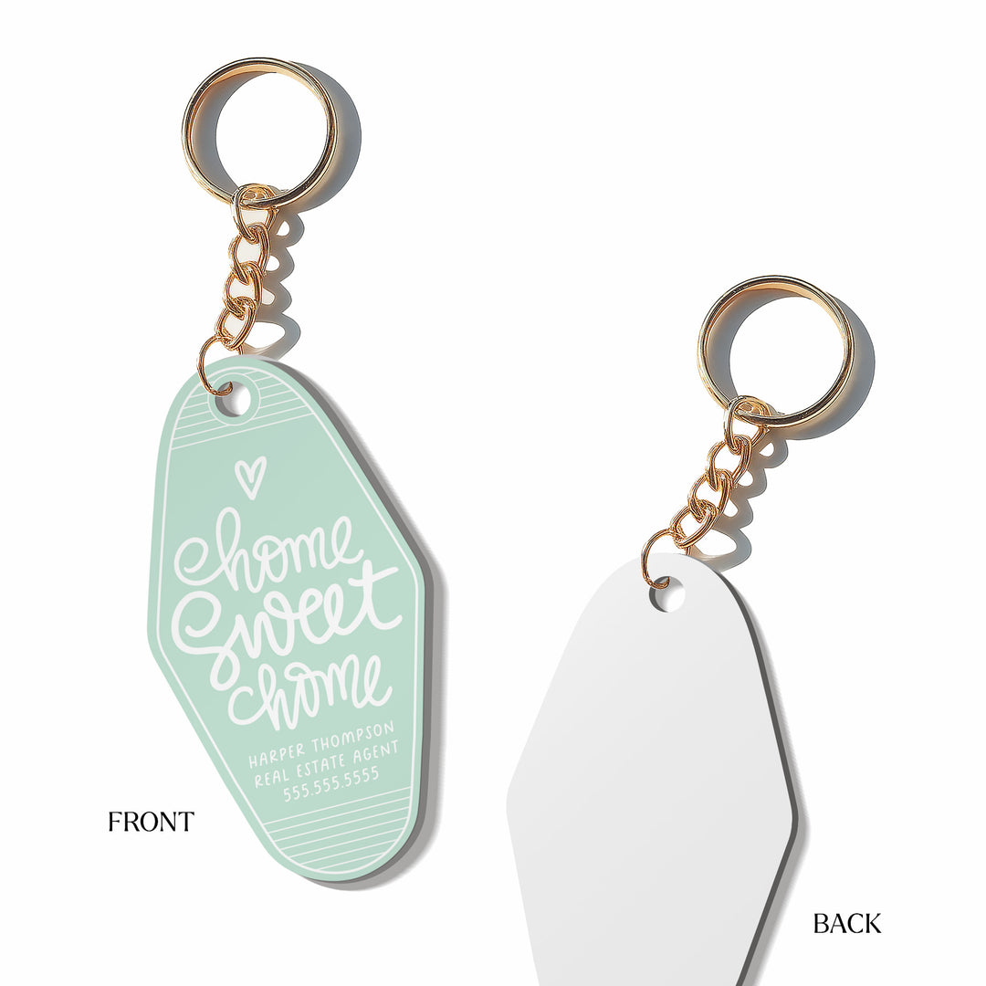 Customizable Home Sweet Home Keychains