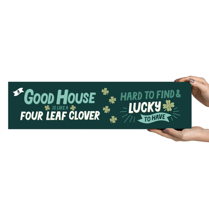 Seasonal Real Estate Sign Rider Sign Rider Market Dwellings St. Patrick's Day Corrugated Plastic None