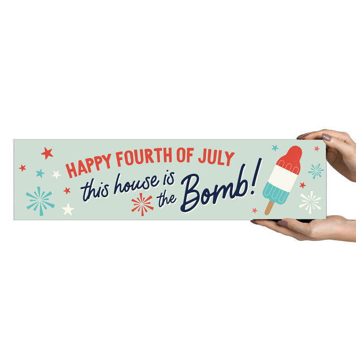 Seasonal Real Estate Sign Rider Sign Rider Market Dwellings Fourth of July Corrugated Plastic None