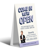 Real Estate A-Frame Sign Directional Sign Market Dwellings Same Design Both Sides 1