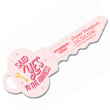 Said Yes to the Address Key Sign Photo Prop Key Sign Market Dwellings SOFT PINK 1