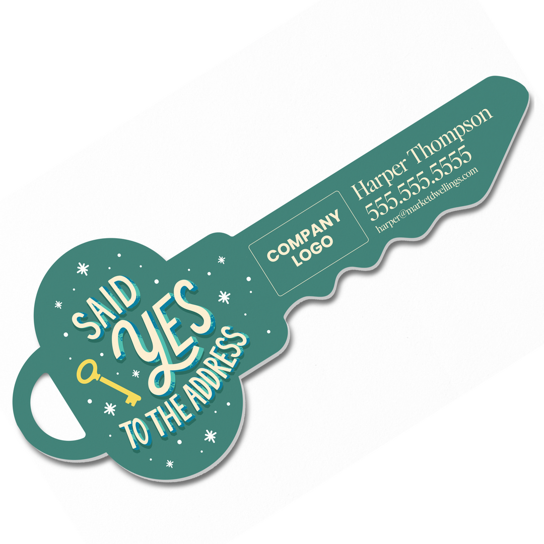 Customizable | Said Yes To The Address Sign | Photo Prop | DSY-22-AB Key Sign Market Dwellings JADE