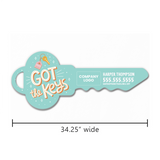 Got The Keys Real Estate Key Sign Photo Prop Key Sign Market Dwellings