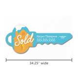 Closing Day Key Sign Photo Prop Key Sign Market Dwellings
