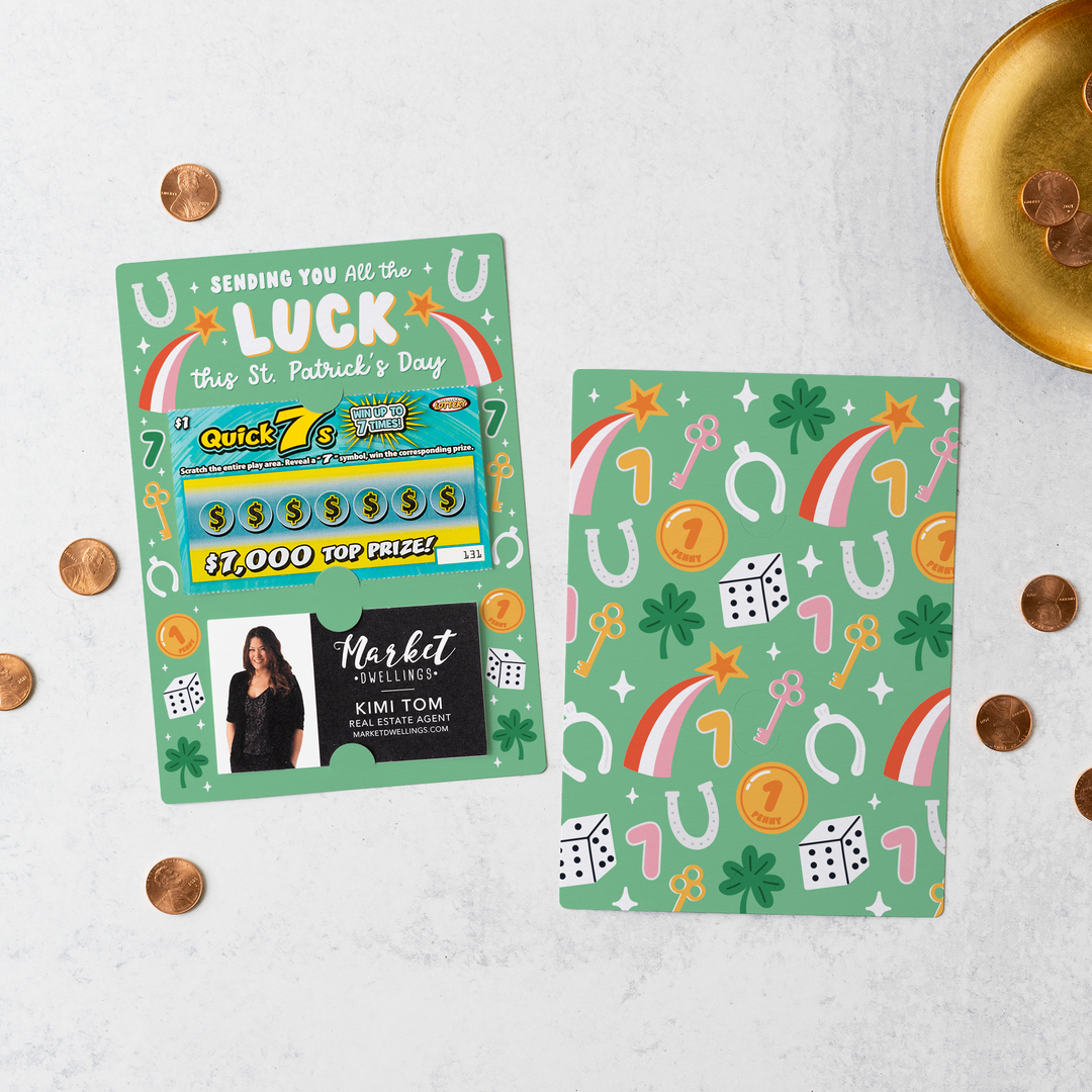 Set of Sending You All the Luck in the World | St. Patrick's Day Mailers | Envelopes Included | M60-M002 Mailer Market Dwellings   