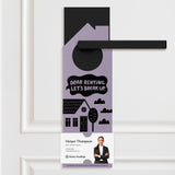 Dear Renting, Let's Break Up Door Hangers Door Hanger Market Dwellings