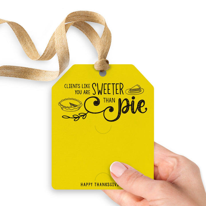 Clients Like You Are Sweeter Than Pie | Gift Tags