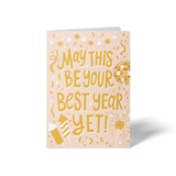 May This Be Your Best Year Yet! | Greeting Cards with Envelopes Greeting Card Market Dwellings BLUSH 10
