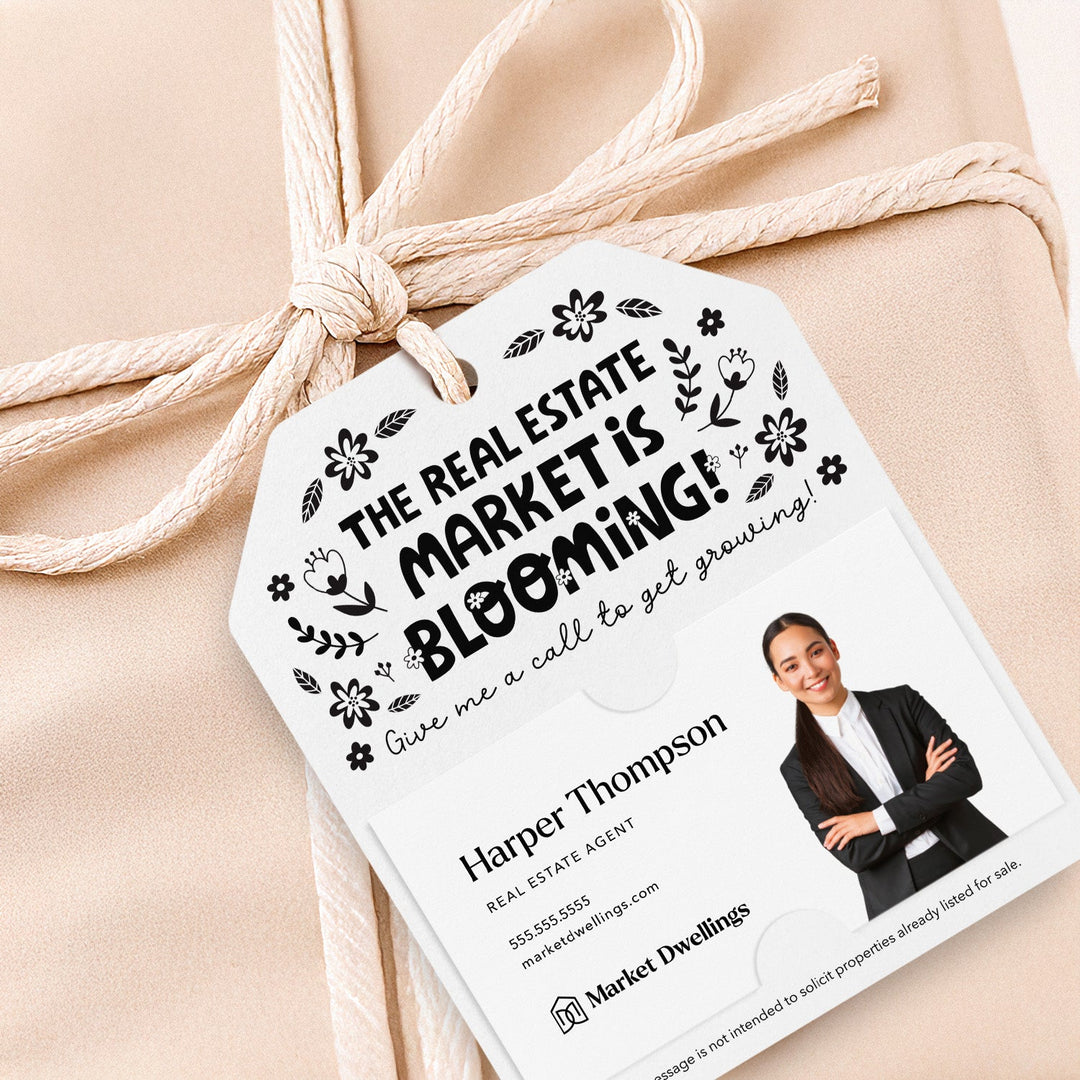 The Real Estate Market is Blooming | Gift Tags