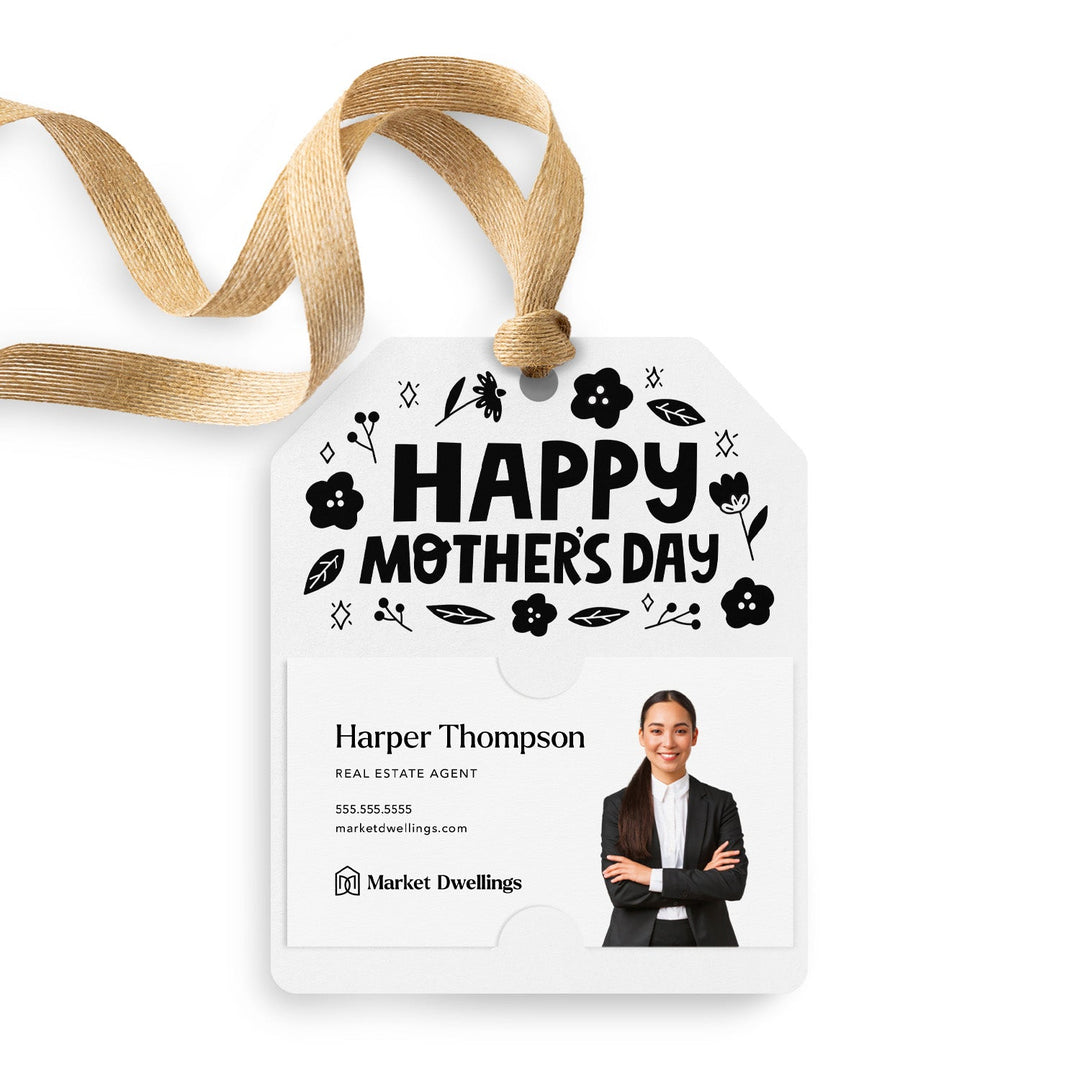 Happy Mother's Day | Pop By Gift Tags | 109-GT001 Gift Tag Market Dwellings LIGHT BLUE  