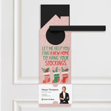 Let Me Help You Find A New Home To Hang Your Stockings. Door Hangers Holiday Door Hanger Market Dwellings