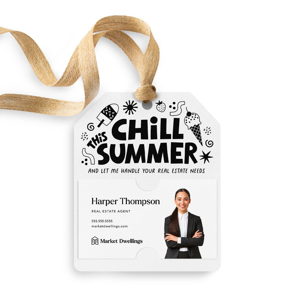 Chill this Summer Real Estate | Gift Tags Gift Tag Market Dwellings WHITE 12