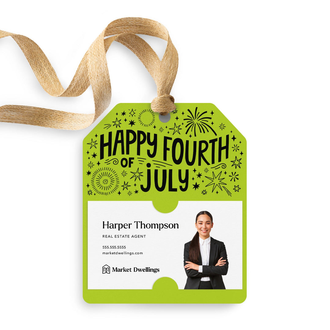 Happy 4th of July | Gift Tags Gift Tag Market Dwellings GREEN APPLE