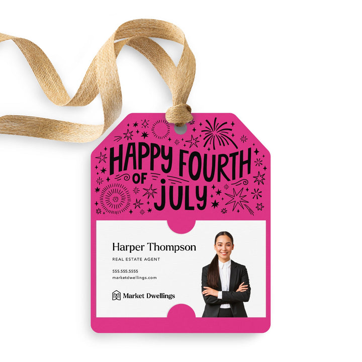 Happy 4th of July | Gift Tags Gift Tag Market Dwellings RAZZLE BERRY