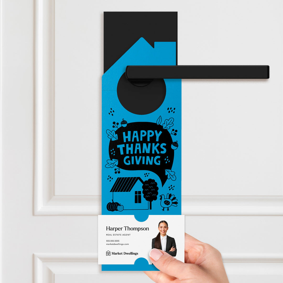 Happy Thanksgiving Neighbor Door Hangers