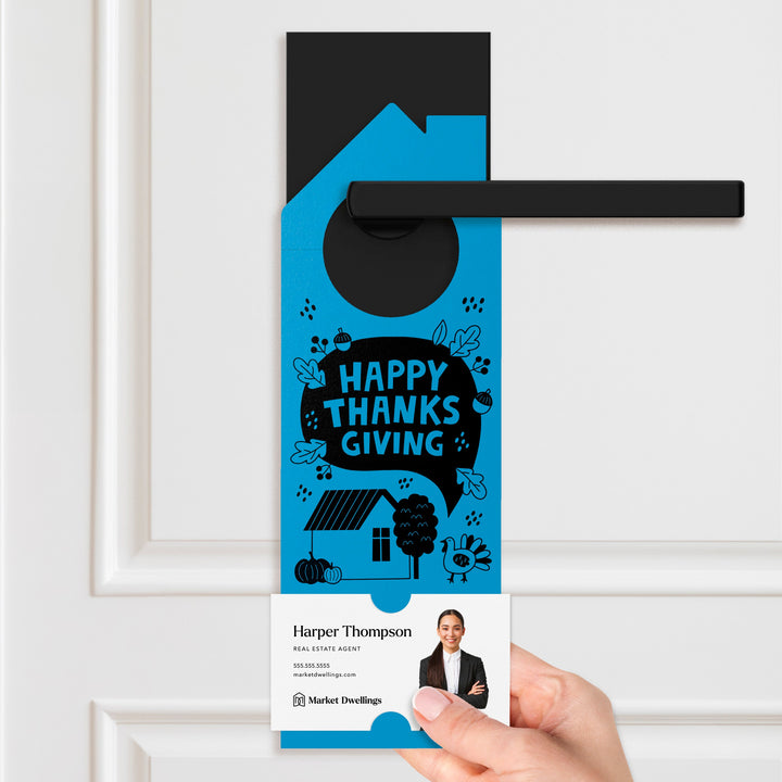 Happy Thanksgiving Neighbor Door Hangers