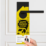 Happy Thanksgiving Neighbor Door Hangers Holiday Door Hanger Market Dwellings